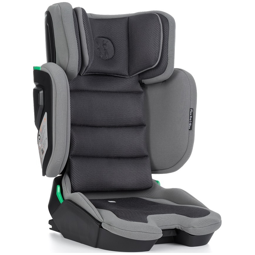 PETITE&MARS - Fotelik samochodowy FLEX PRO i-Size 100-150 cm (15-36 kg) szary