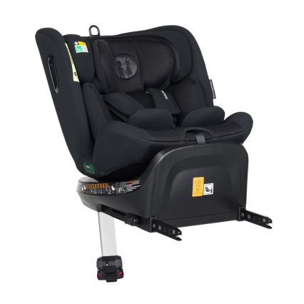 PETITE&MARS - Fotelik samochodowy TWISTGUARD PRO i-Size 40-150 cm (0-36 kg) czarny