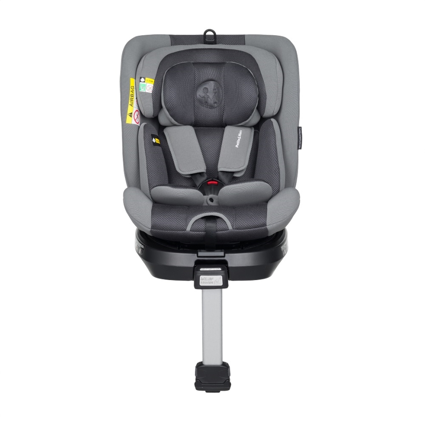 PETITE&MARS - Fotelik samochodowy TWISTGUARD PRO i-Size 40-150 cm (0-36 kg) szary