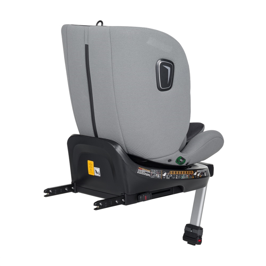 PETITE&MARS - Fotelik samochodowy TWISTGUARD PRO i-Size 40-150 cm (0-36 kg) szary