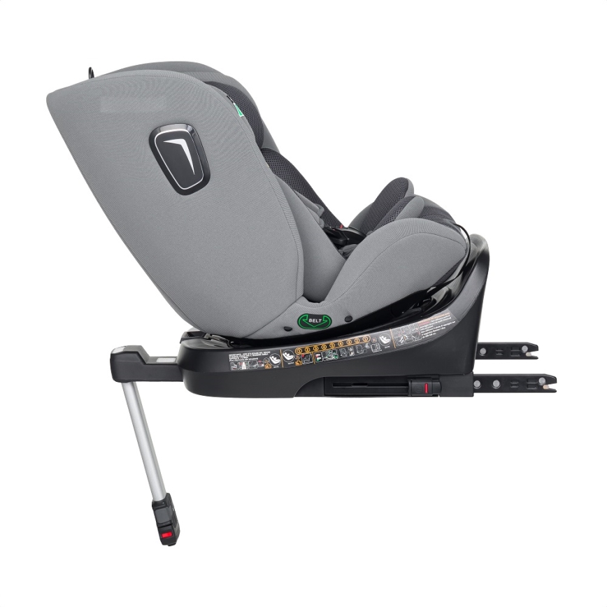 PETITE&MARS - Fotelik samochodowy TWISTGUARD PRO i-Size 40-150 cm (0-36 kg) szary