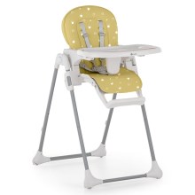 PETITE&MARS - Krzesełko do karmienia dzieci GUSTO żółte