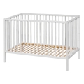PETITE&MARS - Łóżeczko dziecięce NELA BEECH 120x60 cm białe/buk