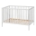 PETITE&MARS - Łóżeczko dziecięce NELA BEECH 120x60 cm białe/buk