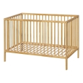 PETITE&MARS - Łóżeczko dziecięce NELA BEECH 120x60 cm buk