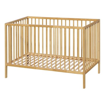 PETITE&MARS - Łóżeczko dziecięce NELA BEECH 120x60 cm buk