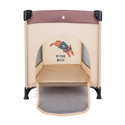 PETITE&MARS - Łóżeczko turystyczne KOOT Tiger Super Hero