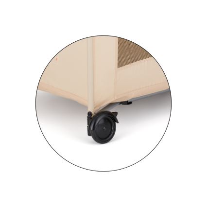 PETITE&MARS - Łóżeczko turystyczne KOOT Tiger Super Hero