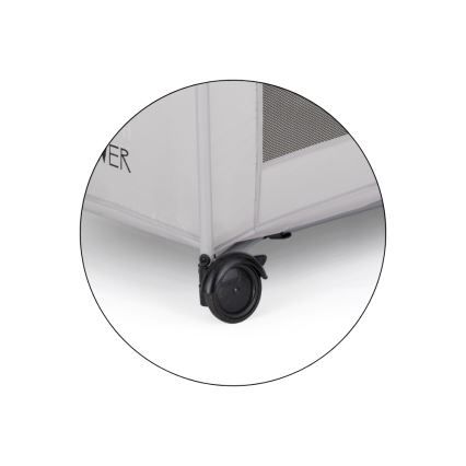 PETITE&MARS - Łóżeczko turystyczne KOOT Zebra Super Power