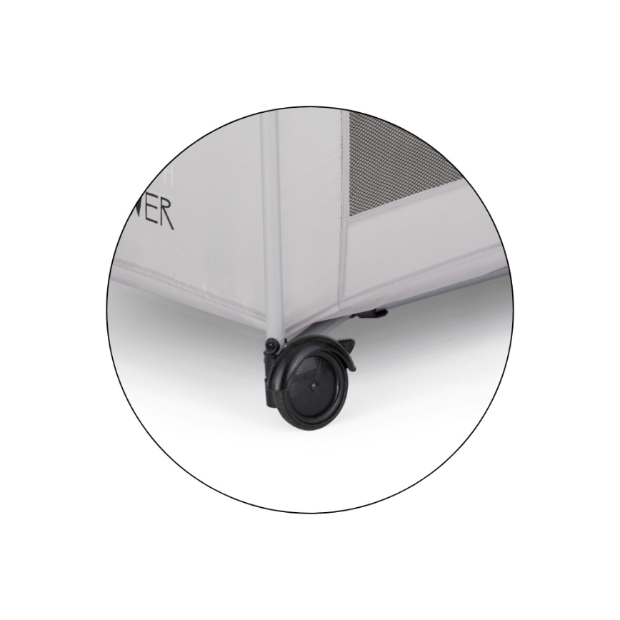 PETITE&MARS - Łóżeczko turystyczne KOOT Zebra Super Power