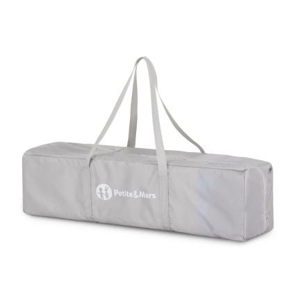 PETITE&MARS - Łóżeczko turystyczne KOOT Zebra Super Power