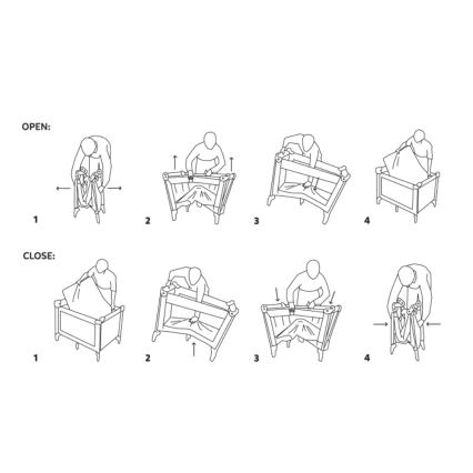 PETITE&MARS - Łóżeczko turystyczne NYJA Elegant Dreamlines Mocha