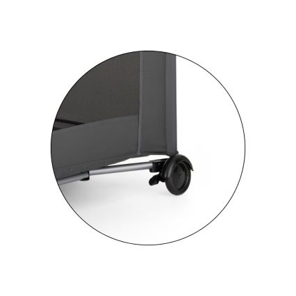 PETITE&MARS - Łóżeczko turystyczne NYJA Urban Jungle Antracyt