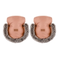 PETITE&MARS - Mufka na rączki wózka FURRY Pastel Peach