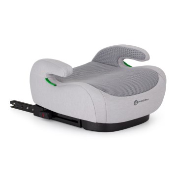 PETITE&MARS - Siedzisko podwyższające do samochodu OPTIMUS PRO i-Size Air 125-150 cm (22-36 kg) szare