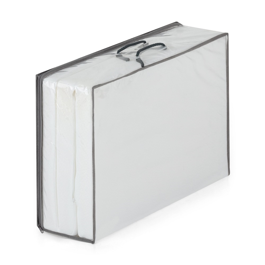 PETITE&MARS - Składany materac podróżny FOLDIE 120x60 cm biały