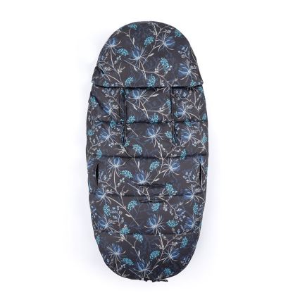 PETITE&MARS - Śpiwór dziecięcy 4 w 1 COMFY Stylish Beauty szary/niebieski