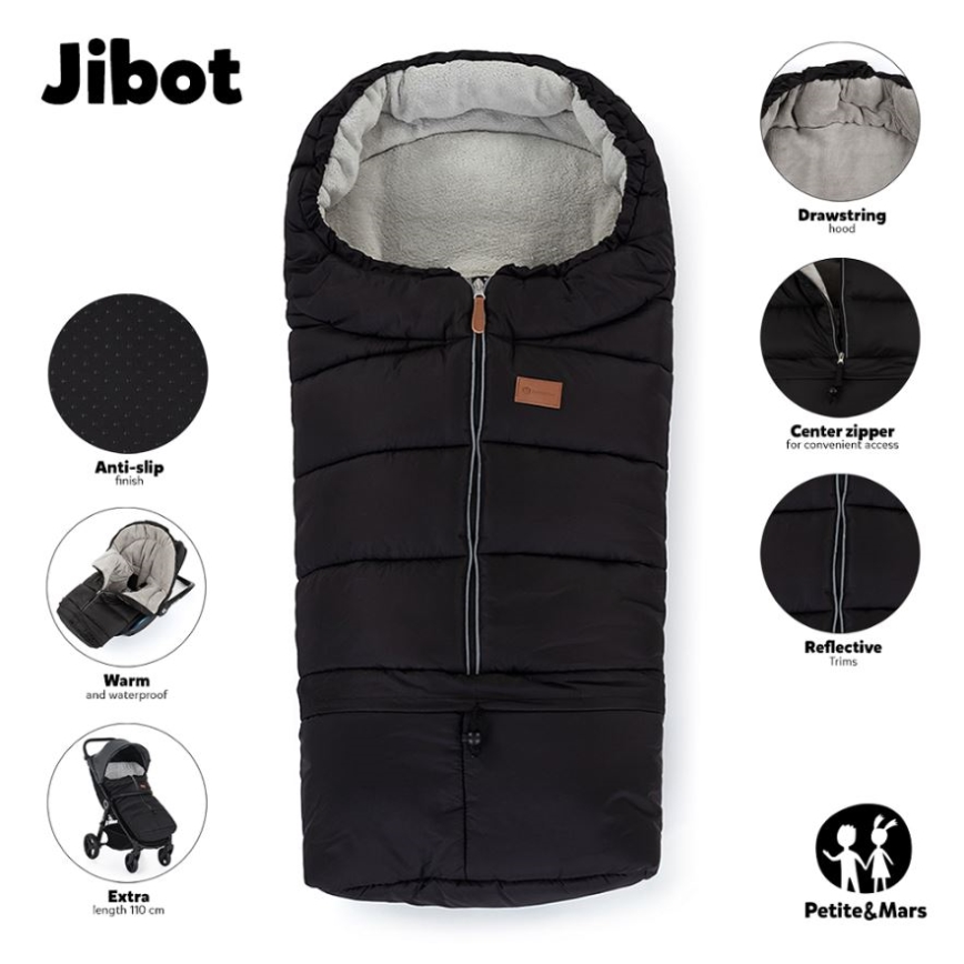 PETITE&MARS - Śpiworek dla dziecka 3w1 JIBOT brązowy