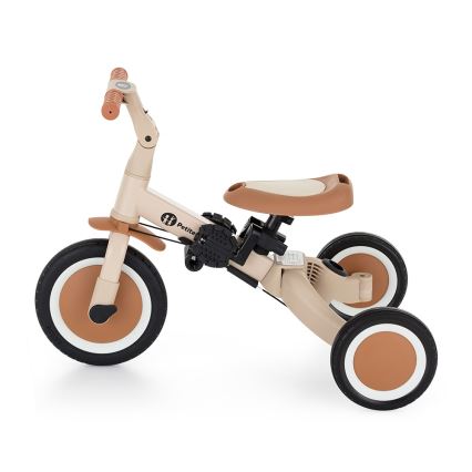 PETITE&MARS - Trójkołowy rowerek dla dzieci 5w1 TURBO PLUS Desert Sand