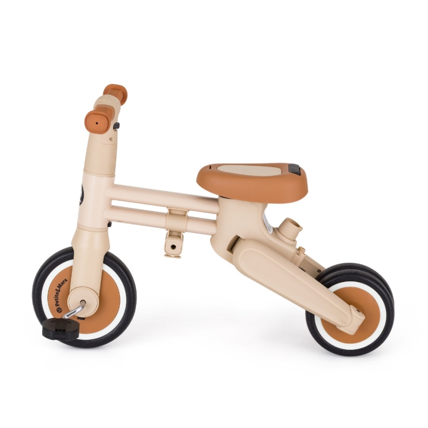 PETITE&MARS - Trójkołowy rowerek dziecięcy 4w1 DRIFT Desert Sand