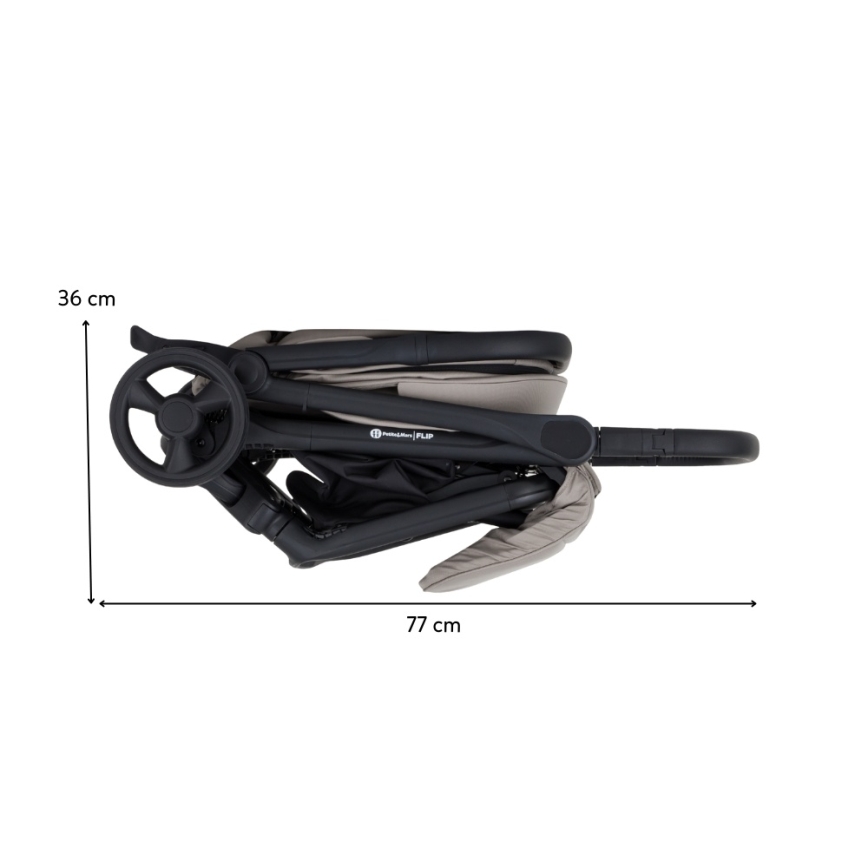 PETITE&MARS - Wózek spacerowy FLIP Platinum Grey