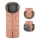 PETITE&MARS - ZESTAW Śpiwór dziecięcy 4 w 1 ARCTIC + mufki na ręce na wózek FURRY Pastel Peach