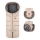 PETITE&MARS - ZESTAW Śpiwór dziecięcy 4 w 1 ARCTIC + mufki na ręce na wózek FURRY Rose Petal