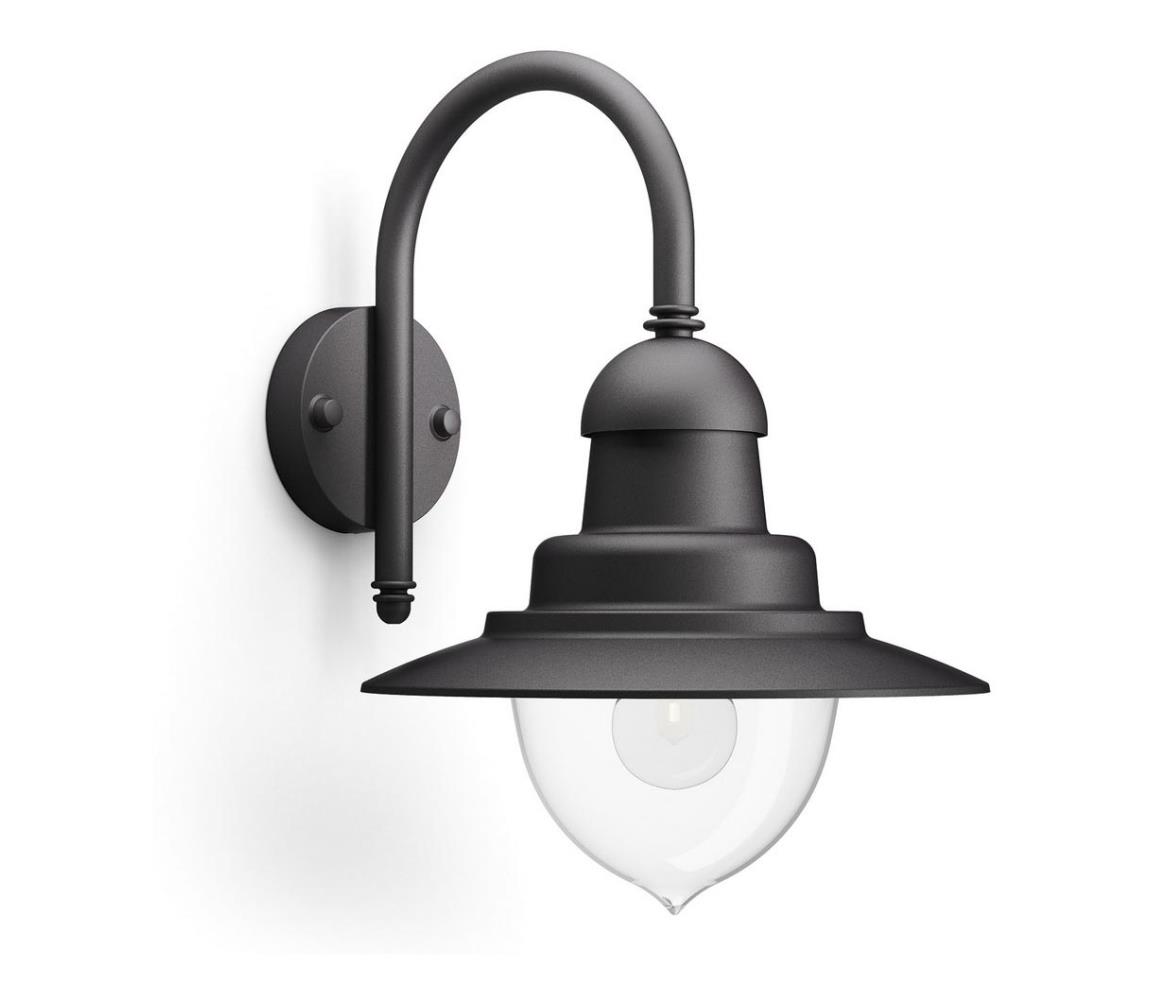 Philips 01652/30/PN - Kinkiet zewnętrzny RAINDROP 1xE27/60W/230V IP44