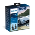 Philips 11342U91X2 -ZESTAW 2x LED Żarówka samochodowa Ultinon 9100 H4 P43t-38/13,2W/12/24V 5800K