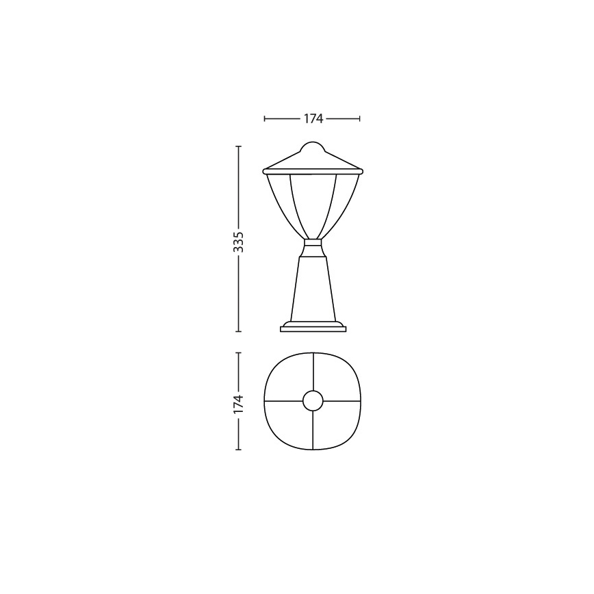 Philips - LED lampa zewnętrzna 1xLED/4,5W/230V