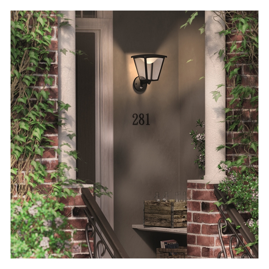 Philips 15488/30/16 - LED lampa zewnętrzna z czujnikiem ruchu COTTAGE 1xLED/4,5W/230V