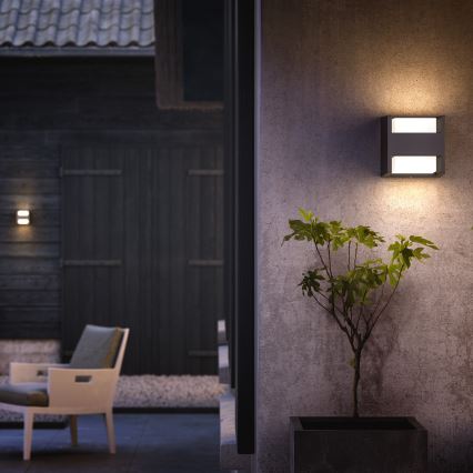 Philips 16459/93/16 - LED kinkiet zewnętrzny MYGARDEN ARBOUR 2xLED/4,5W/230V