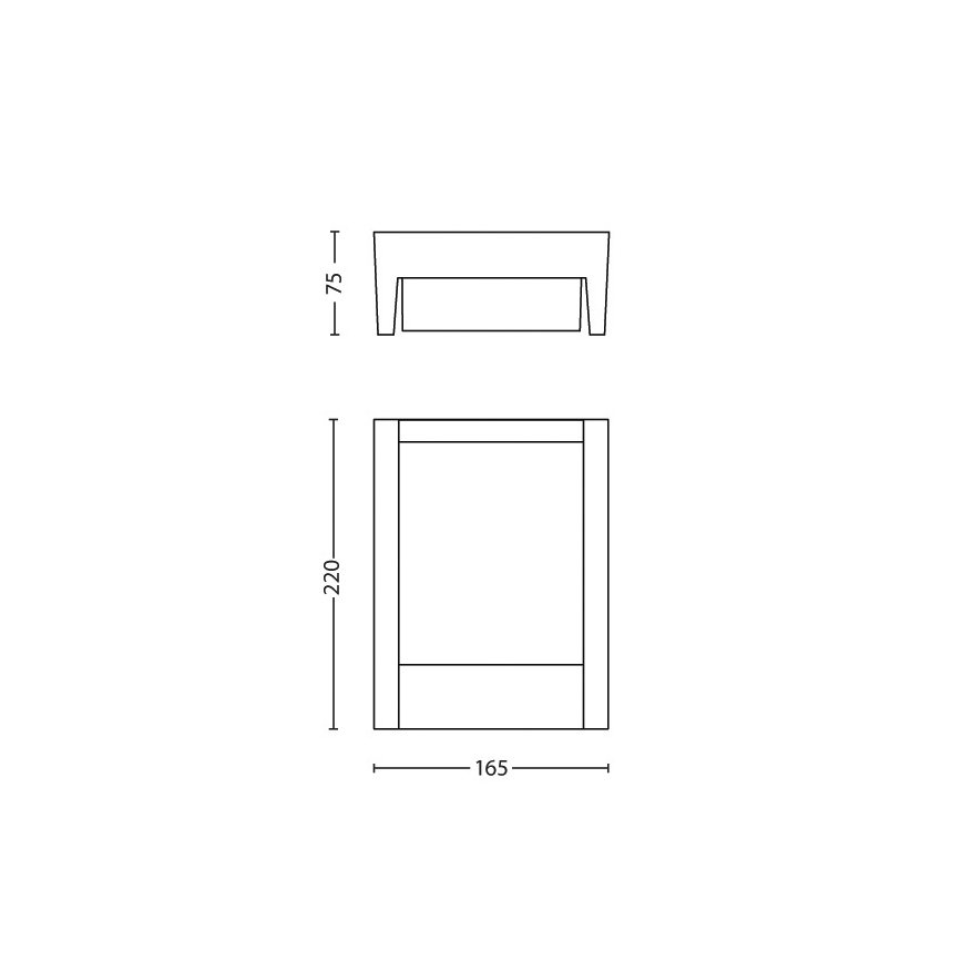Philips 16460/93/P3 - LED kinkiet zewnętrzny MYGARDEN ARBOUR 1xLED/6W/230V
