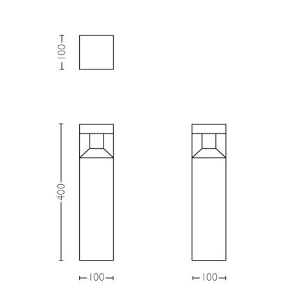 Philips - Lampa zewnętrzna/ogrodowa LED LED/8W/230V