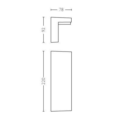 Philips - LED Kinkiet zewnętrzny 2xLED/4,5W/230V IP44