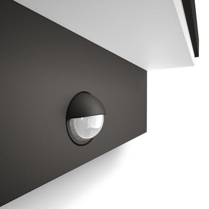 Philips 16484/93/P0 - LED Kinkiet zewnętrzny z czujnikiem BUSTAN 2xLED/4,5W