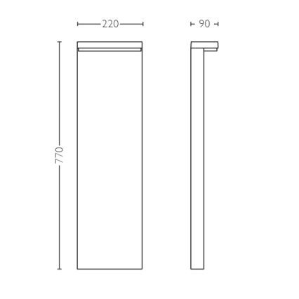 Philips - LED Lampa zewnętrzna 2xLED/4,5W/230V IP44