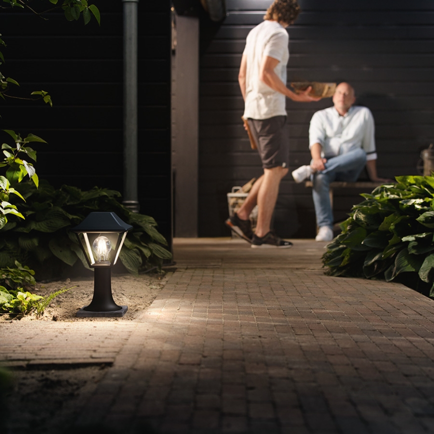 Philips 16496/30/PN - Lampa zewnętrzna MYGARDEN ALPENGLOW E27/60W/230V