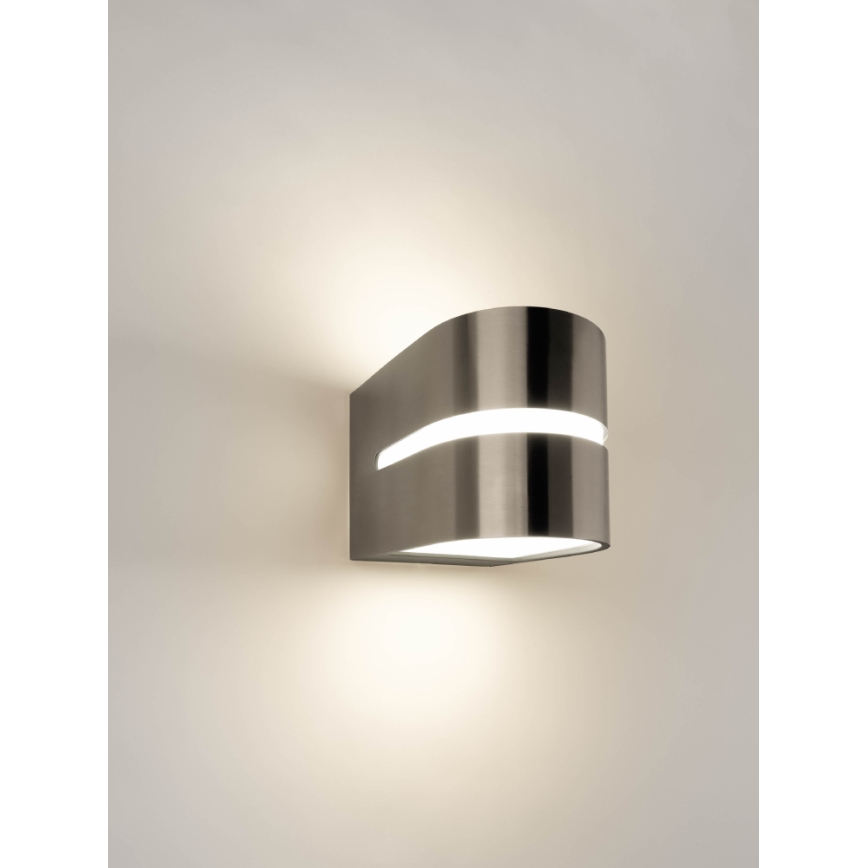 Philips 16928/47/16 - Kinkiet zewnętrzny MYGARDEN HAZEL 1xE27/20W/230V stal nierdzewna