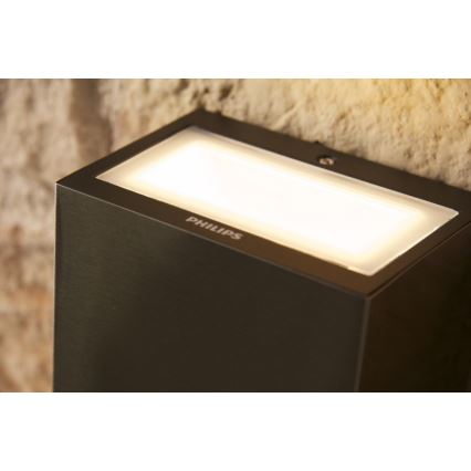 Philips 17209/47/16 - Kinkiet zewnętrzny FLAGSTONE 3xLED/1W/230V