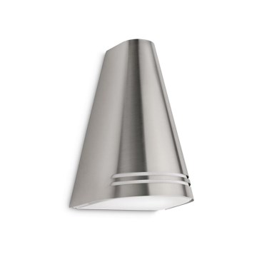 Philips 17226/47/16 - Kinkiet zewnętrzny ECOMOODS 1xE27/15W/230V stal nierdzewna