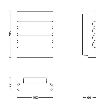 Philips - LED Oświetlenie zewnętrzne LED/3W IP44