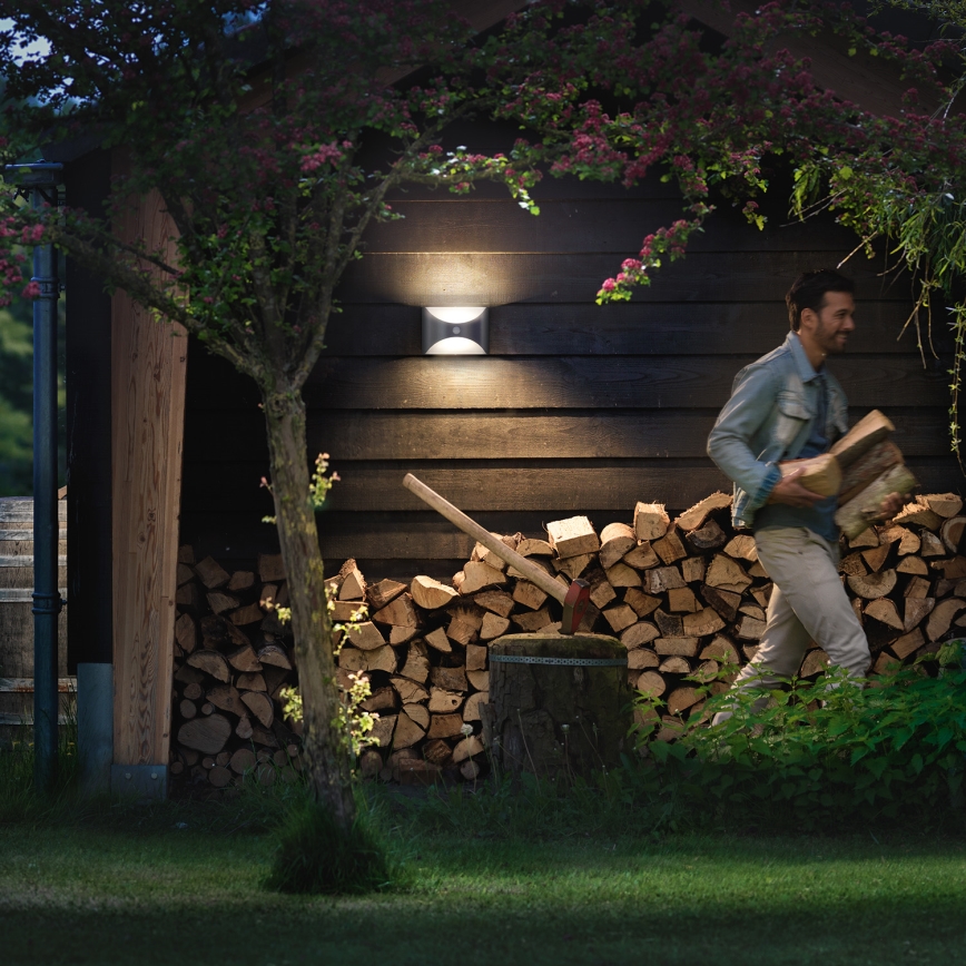 Philips 17299/47/16 - Oświetlenie zewnętrzne z czujnikiem ruchu MYGARDEN HERB 1xLED/6W/230V