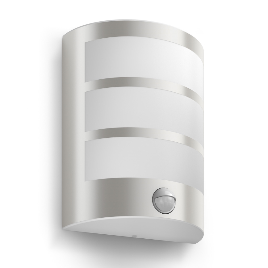 Philips 17324/47/16 - Oprawa zewnętrzna z czujnikiem ruchu MYGARDEN PYTHON 1xLED/6W/230V