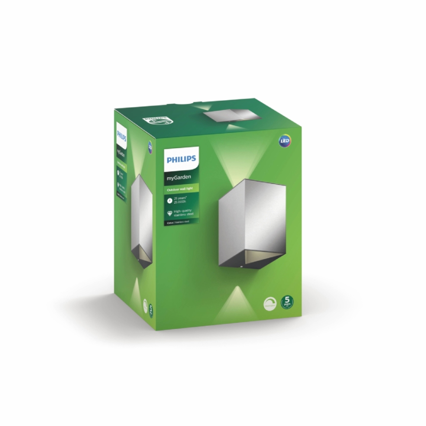 Philips 17358/47/P0 - LED Kinkiet zewnętrzny MYGARDEN CISTUS 2xLED/4,5W/230V IP44