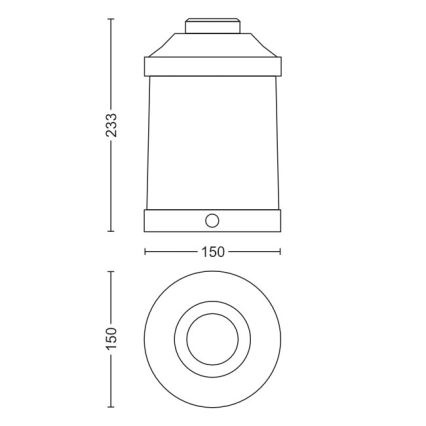 Philips 17360/31/P0 - LED Oświetlenie zewnętrzne MYGARDEN ABELIA LED/3W