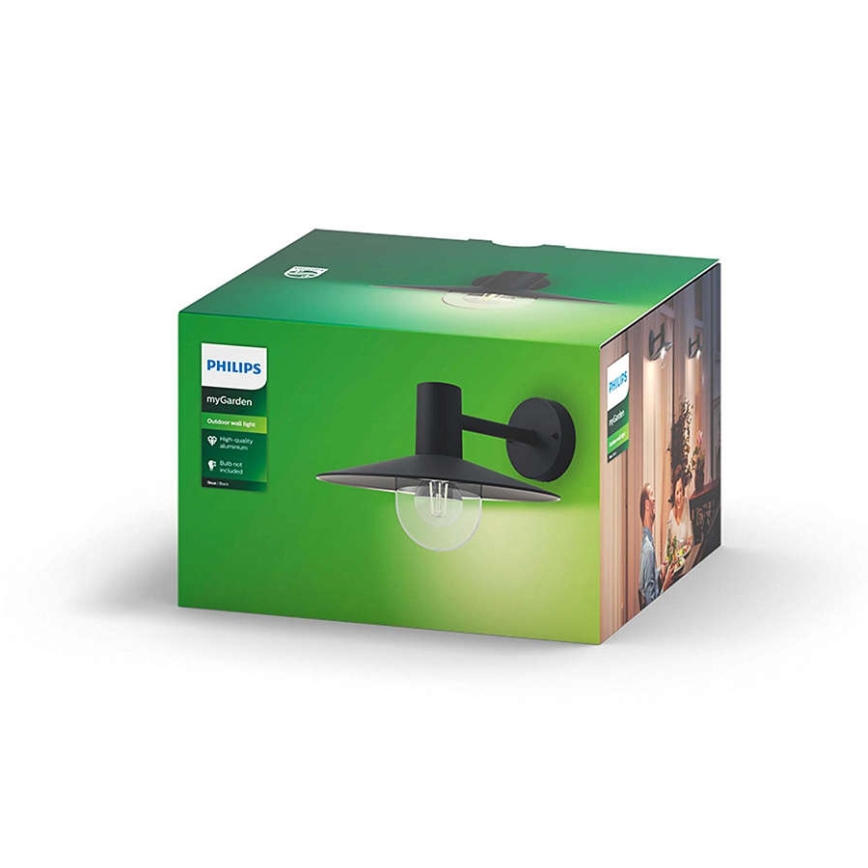 Philips 17382/30/PN - Kinkiet zewnętrzny MYGARDEN SKUA 1xE27/42W/230V