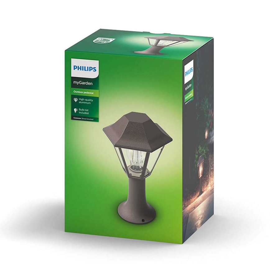 Philips 17387/43/PN - Lampa zewnętrzna MYGARDEN CURASSOW 1xE27/42W/230V