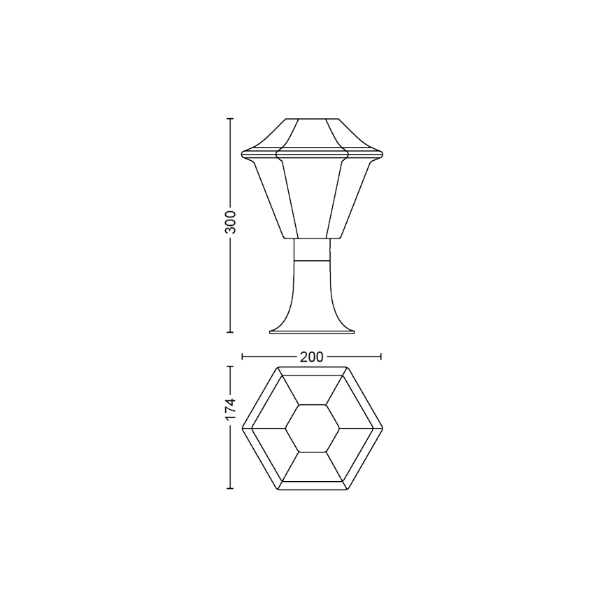 Philips - Lampa zewnętrzna 1xE27/42W/230V