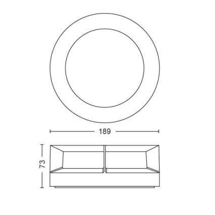 Philips - LED Oświetlenie zewnętrzne LED/12W/230V IP44
